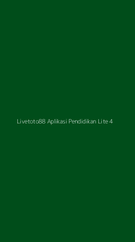 Tampilan Antarmuka Aplikasi Livetoto88 Aplikasi Pendidikan Lite - 4