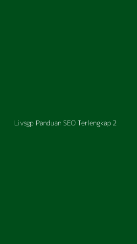 Tampilan Antarmuka Aplikasi Livsgp Panduan Seo Terlengkap - 2