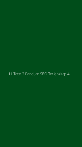 Tampilan Antarmuka Aplikasi Ll Toto 2 Panduan Seo Terlengkap - 4