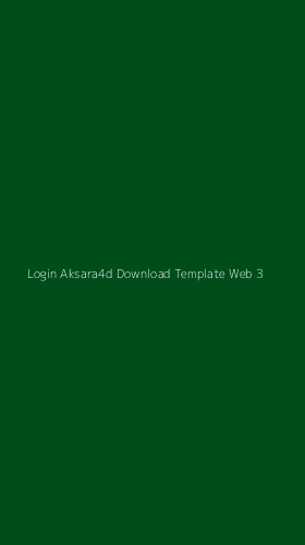 Tampilan Antarmuka Aplikasi Login Aksara4d Download Template Web - 3