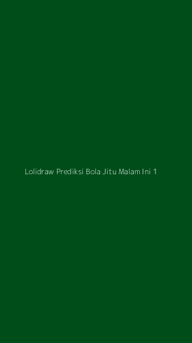 Tampilan Antarmuka Aplikasi Lolidraw Prediksi Bola Jitu Malam Ini - 1