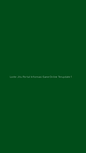 Tampilan Antarmuka Aplikasi Lonte Jitu Portal Informasi Game Online Terupdate - 1