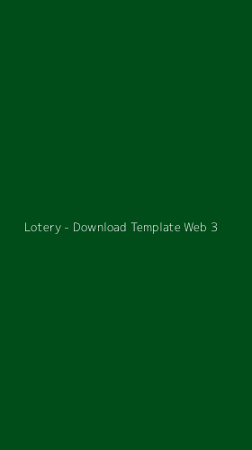 Tampilan Antarmuka Aplikasi Lotery - Download Template Web - 3