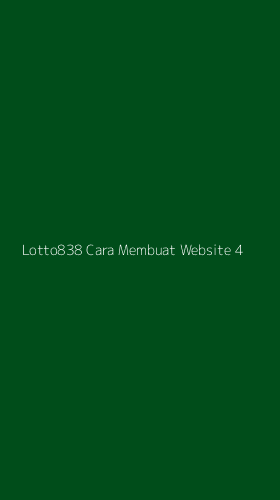 Tampilan Antarmuka Aplikasi Lotto838 Cara Membuat Website - 4