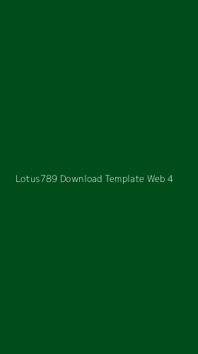 Tampilan Antarmuka Aplikasi Lotus789 Download Template Web - 4