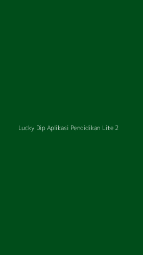 Tampilan Antarmuka Aplikasi Lucky Dip Aplikasi Pendidikan Lite - 2