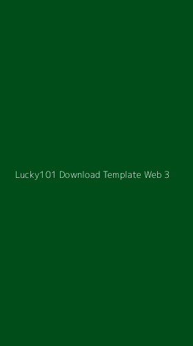 Tampilan Antarmuka Aplikasi Lucky101 Download Template Web - 3