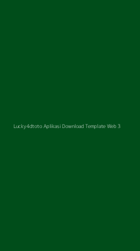 Tampilan Antarmuka Aplikasi Lucky4dtoto Aplikasi Download Template Web - 3