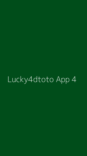 Tampilan Antarmuka Aplikasi Lucky4dtoto App - 4