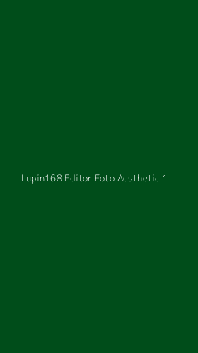 Tampilan Antarmuka Aplikasi Lupin168 Editor Foto Aesthetic - 1