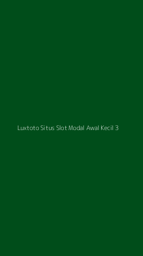 Tampilan Antarmuka Aplikasi Luxtoto Situs Slot Modal Awal Kecil - 3