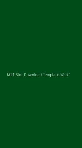 Tampilan Antarmuka Aplikasi M11 Slot Download Template Web - 1
