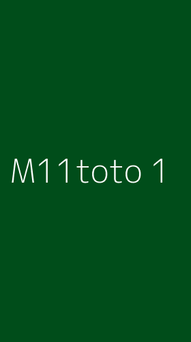Tampilan Antarmuka Aplikasi M11toto - 1