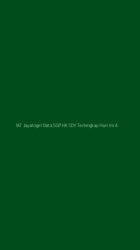 Tampilan Antarmuka Aplikasi M7 Jayatogel Data Sgp Hk Sdy Terlengkap Hari Ini - 4