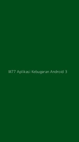Tampilan Antarmuka Aplikasi M77 Aplikasi Kebugaran Android - 3