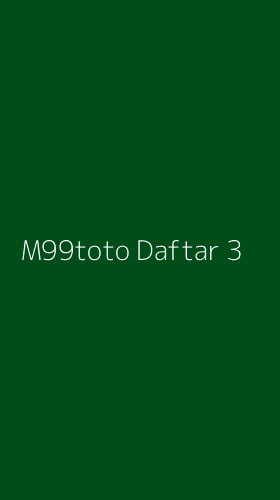 Tampilan Antarmuka Aplikasi M99toto Daftar - 3