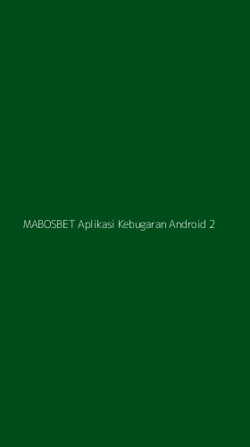 Tampilan Antarmuka Aplikasi Mabosbet Aplikasi Kebugaran Android - 2