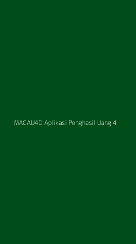 Tampilan Antarmuka Aplikasi Macau4d Aplikasi Penghasil Uang - 4