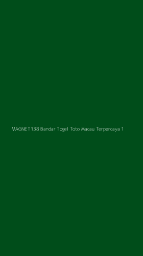 Tampilan Antarmuka Aplikasi Magnet138 Bandar Togel Toto Macau Terpercaya - 1