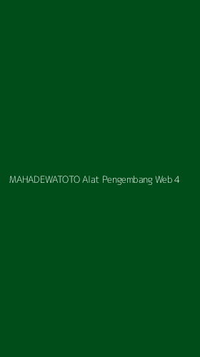 Tampilan Antarmuka Aplikasi Mahadewatoto Alat Pengembang Web - 4