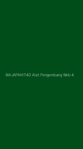 Tampilan Antarmuka Aplikasi Majapahit4d Alat Pengembang Web - 4
