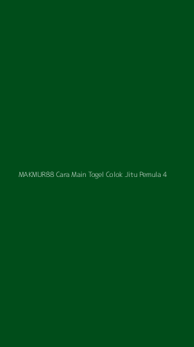 Tampilan Antarmuka Aplikasi Makmur88 Cara Main Togel Colok Jitu Pemula - 4