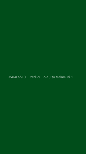 Tampilan Antarmuka Aplikasi Mamenslot Prediksi Bola Jitu Malam Ini - 1