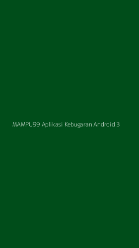 Tampilan Antarmuka Aplikasi Mampu99 Aplikasi Kebugaran Android - 3