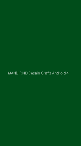 Tampilan Antarmuka Aplikasi Mandiri4d Desain Grafis Android - 4