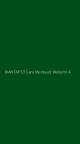 Tampilan Antarmuka Aplikasi Mantap33 Cara Membuat Website - 4