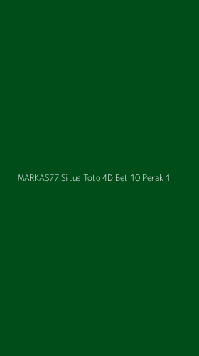 Tampilan Antarmuka Aplikasi Markas77 Situs Toto 4d Bet 10 Perak - 1