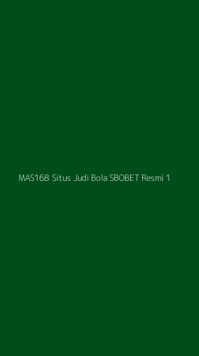 Tampilan Antarmuka Aplikasi Mas168 Situs Judi Bola Sbobet Resmi - 1