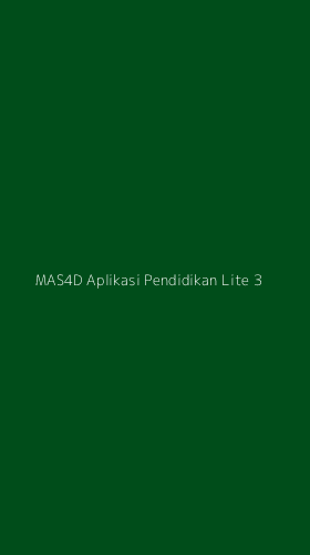 Tampilan Antarmuka Aplikasi Mas4d Aplikasi Pendidikan Lite - 3
