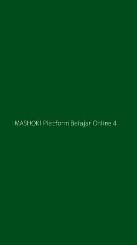 Tampilan Antarmuka Aplikasi Mashoki Platform Belajar Online - 4