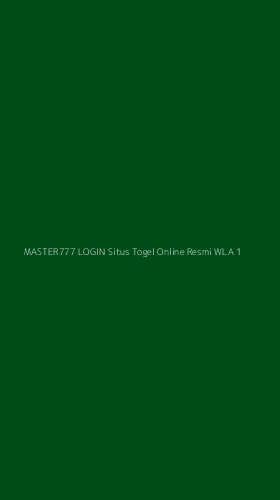 Tampilan Antarmuka Aplikasi Master777 Login Situs Togel Online Resmi Wla - 1