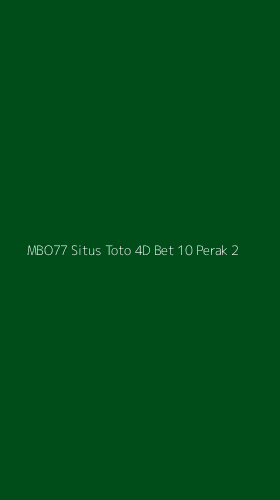 Tampilan Antarmuka Aplikasi Mbo77 Situs Toto 4d Bet 10 Perak - 2
