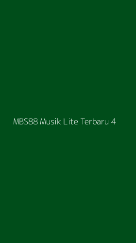 Tampilan Antarmuka Aplikasi Mbs88 Musik Lite Terbaru - 4