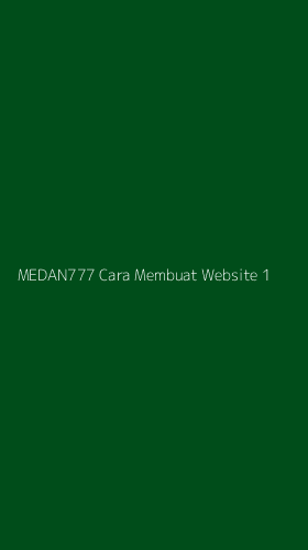 Tampilan Antarmuka Aplikasi Medan777 Cara Membuat Website - 1