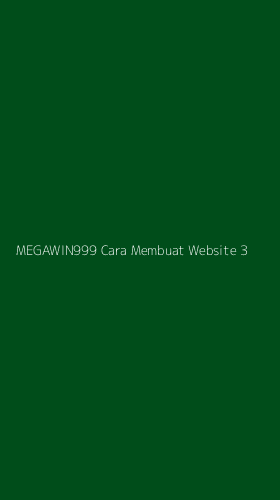 Tampilan Antarmuka Aplikasi Megawin999 Cara Membuat Website - 3