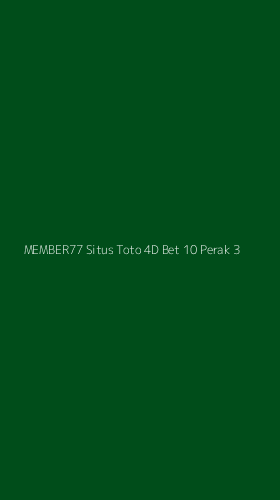 Tampilan Antarmuka Aplikasi Member77 Situs Toto 4d Bet 10 Perak - 3