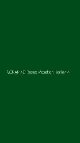 Tampilan Antarmuka Aplikasi Merapi4d Resep Masakan Harian - 4