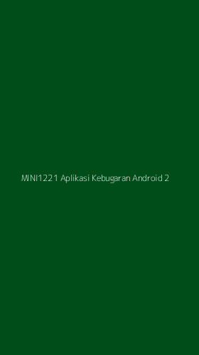 Tampilan Antarmuka Aplikasi Mini1221 Aplikasi Kebugaran Android - 2