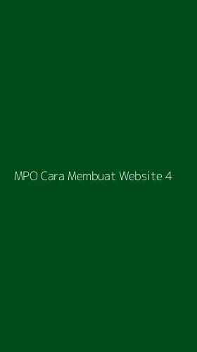 Tampilan Antarmuka Aplikasi Mpo Cara Membuat Website - 4