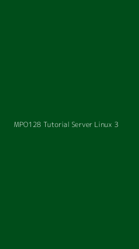 Tampilan Antarmuka Aplikasi Mpo128 Tutorial Server Linux - 3