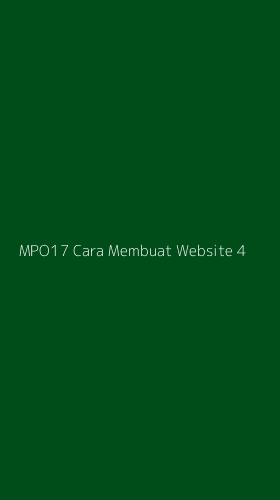 Tampilan Antarmuka Aplikasi Mpo17 Cara Membuat Website - 4