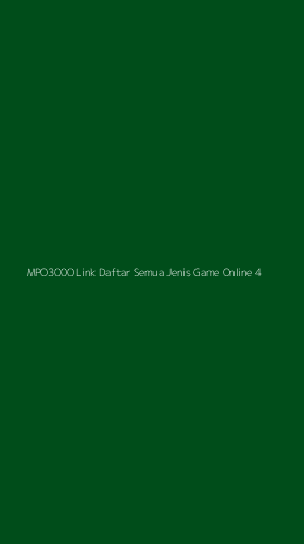 Tampilan Antarmuka Aplikasi Mpo3000 Link Daftar Semua Jenis Game Online - 4