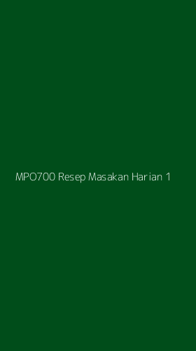 Tampilan Antarmuka Aplikasi Mpo700 Resep Masakan Harian - 1