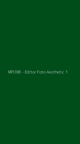 Tampilan Antarmuka Aplikasi MPO98 - Editor Foto Aesthetic - 1