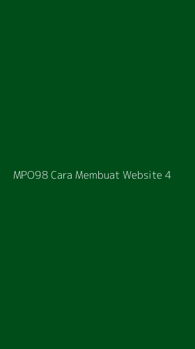 Tampilan Antarmuka Aplikasi Mpo98 Cara Membuat Website - 4