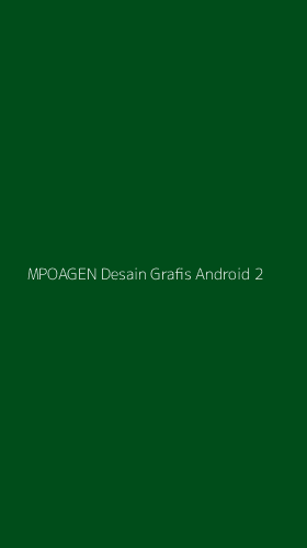 Tampilan Antarmuka Aplikasi Mpoagen Desain Grafis Android - 2